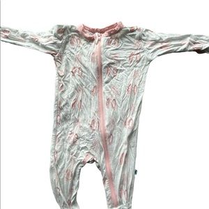 Pink ballet onesie pajama